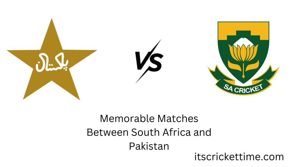 south africa national cricket team vs pakistan national cricket team timeline