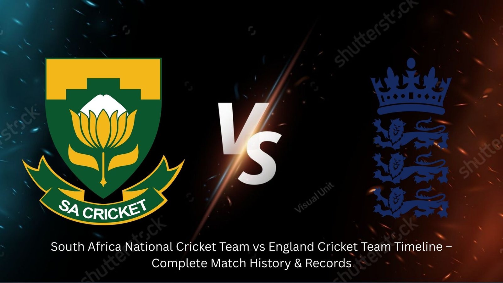 south africa national cricket team vs england cricket team timeline