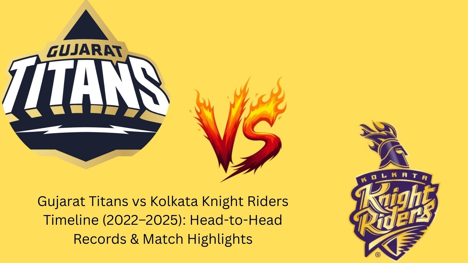 gujarat titans vs kolkata knight riders timeline