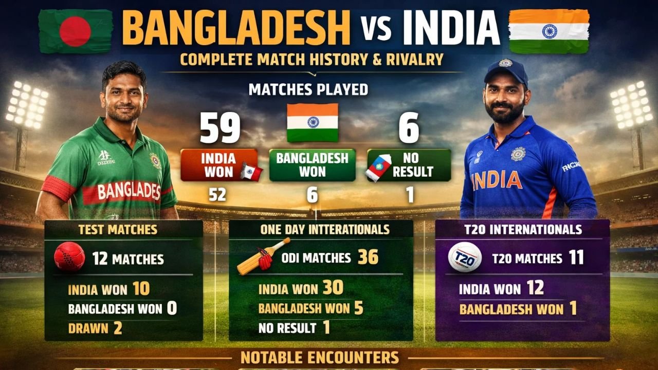 bangladesh national cricket team vs india national cricket team timeline