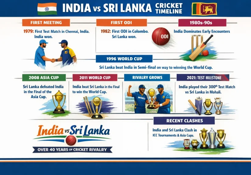 india national cricket team vs sri lanka national cricket team timeline