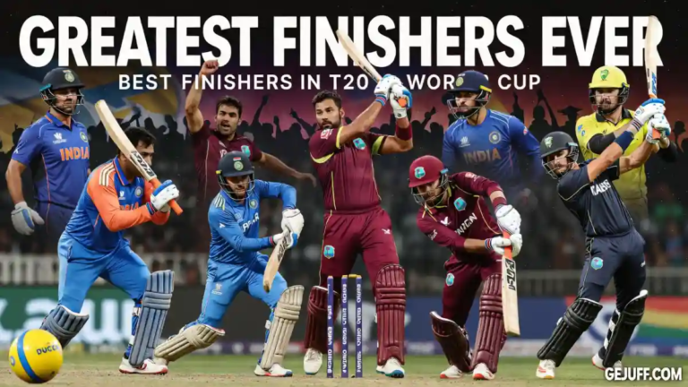 Impact Player: The Role of Finisher in Modern T20 World Cup