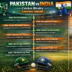 pakistan national cricket team vs india national cricket team timeline
