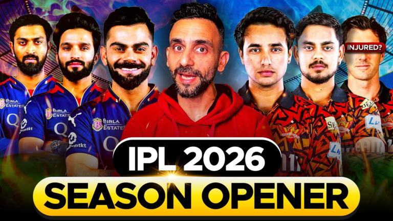 IPL 2026 Starts in 3 Days: RCB vs SRH Opening Match, Injury News and Pre-Season Buzz