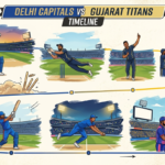 delhi capitals vs gujarat titans timeline