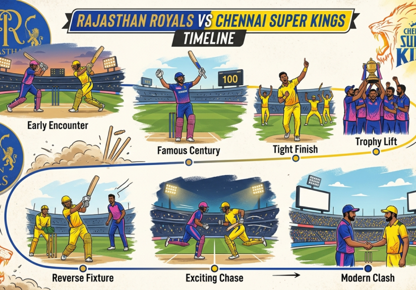rajasthan royals vs chennai super kings timeline