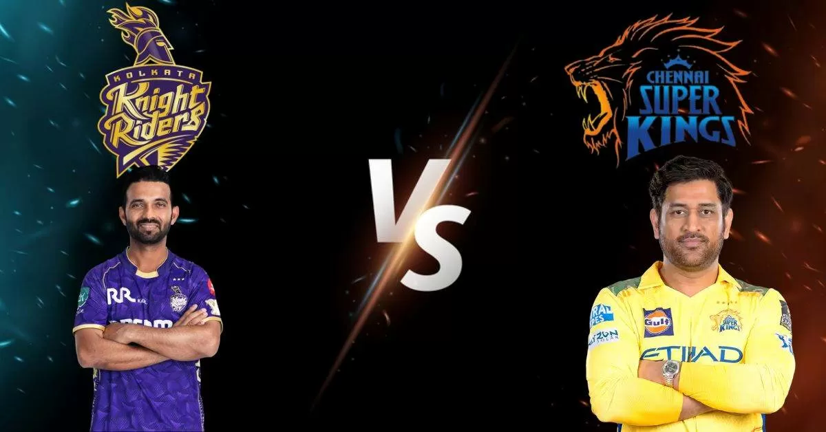 kolkata knight riders vs chennai super kings timeline