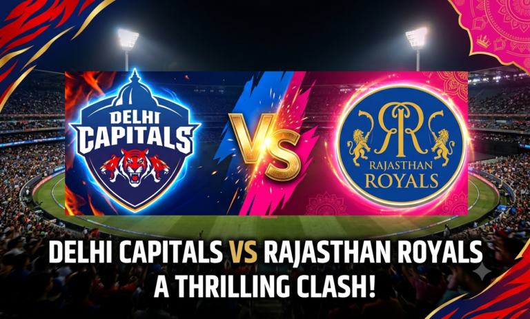 delhi capitals vs rajasthan royals timeline