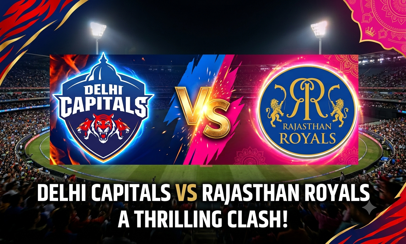 delhi capitals vs rajasthan royals timeline